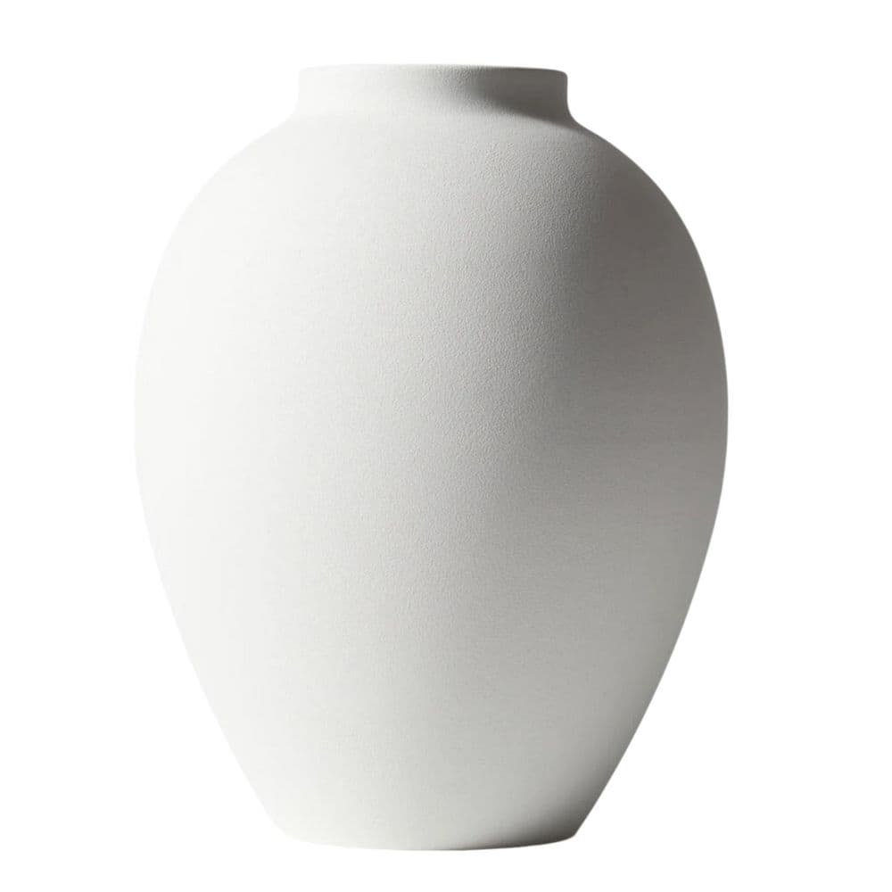 9 in. White Matte Finish Metal Round Vase, Mantel and Shelf Decorations - Round Wrought Iron Decorative Vases price history on PriceWatchPro