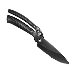 Numhew Black Titanium Plated Heavy Duty Japanese Kitchen Scissors