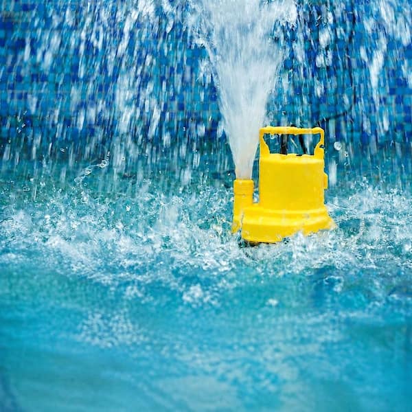 1/4 HP Submersible Utility Water Pump 1500 GPH Portable
