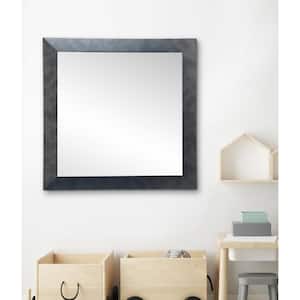 Medium Square Black Modern Mirror (32 in. H x 32 in. W)