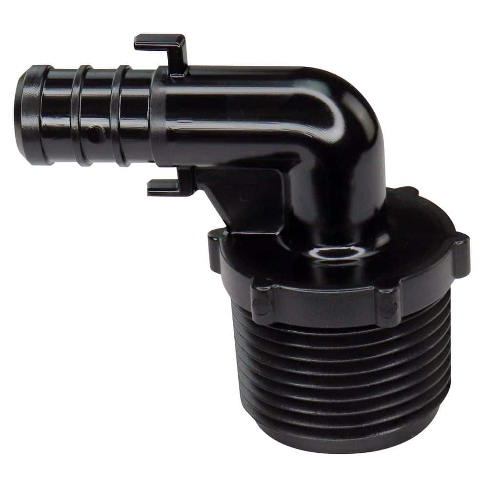 1/2 in. PEX-B x 3/4 in. MNPT Plastic 90° Elbow (5-Pack) price history on PriceWatchPro