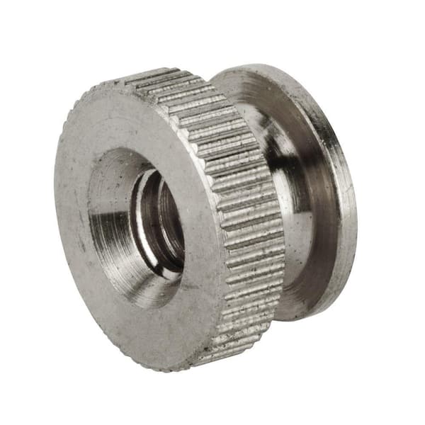 Everbilt #4-40 tpi Stainless-Steel Knurled Nut (2-Piece per Bag)