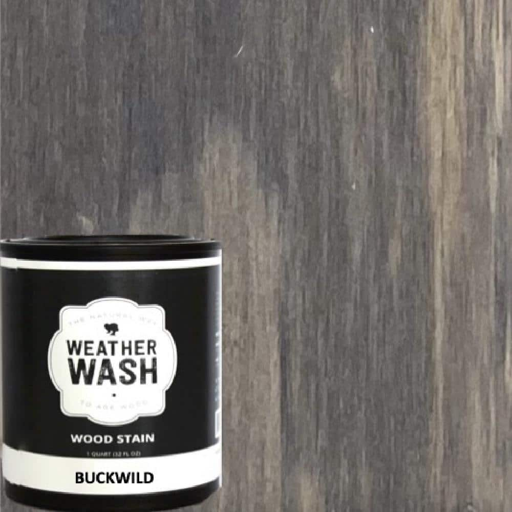 1 Gal. BuckWild Weather Wash Aging Water-based Transparent Exterior and ...