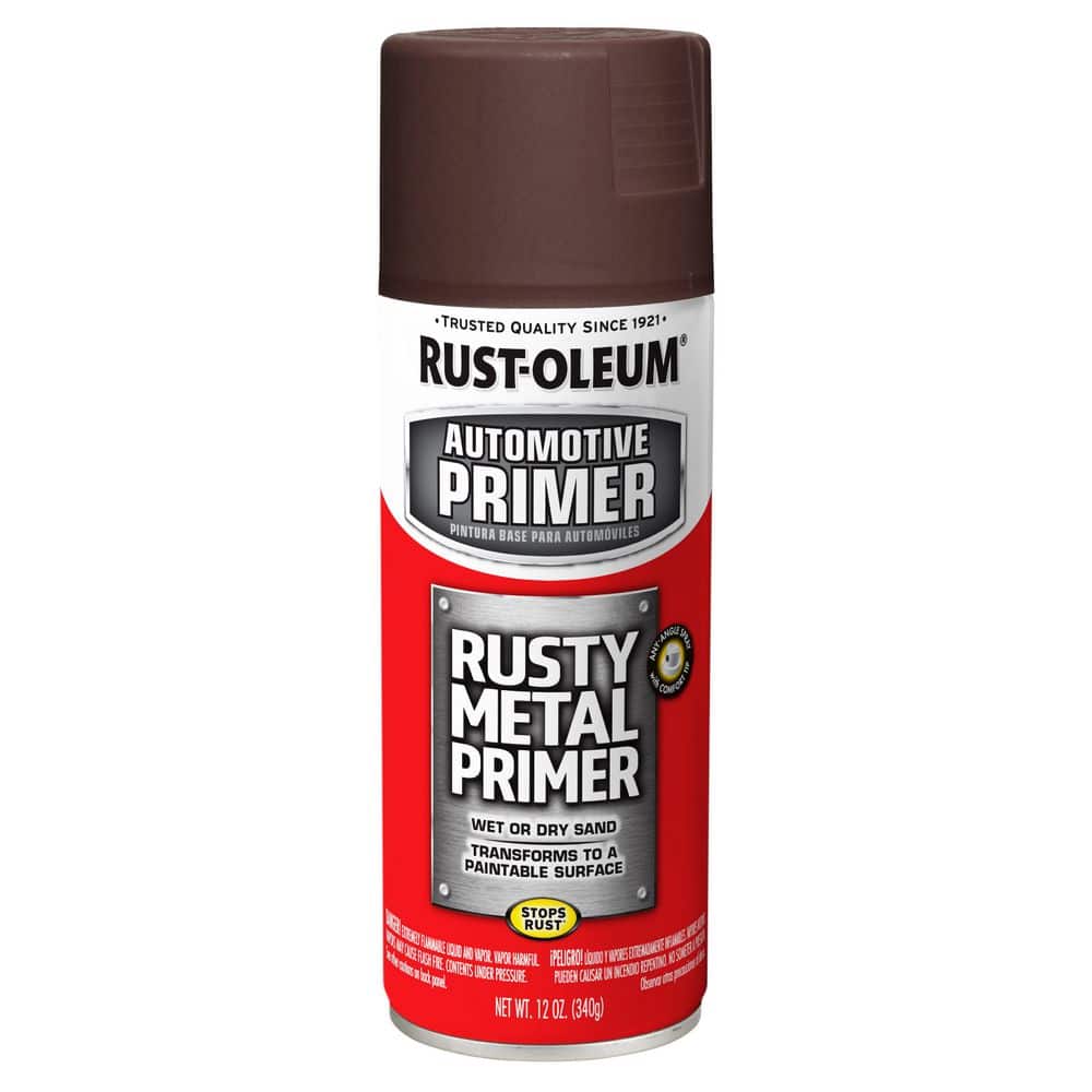 Rust-Oleum Automotive 12 oz. Brown Rusty Metal Primer Spray (6