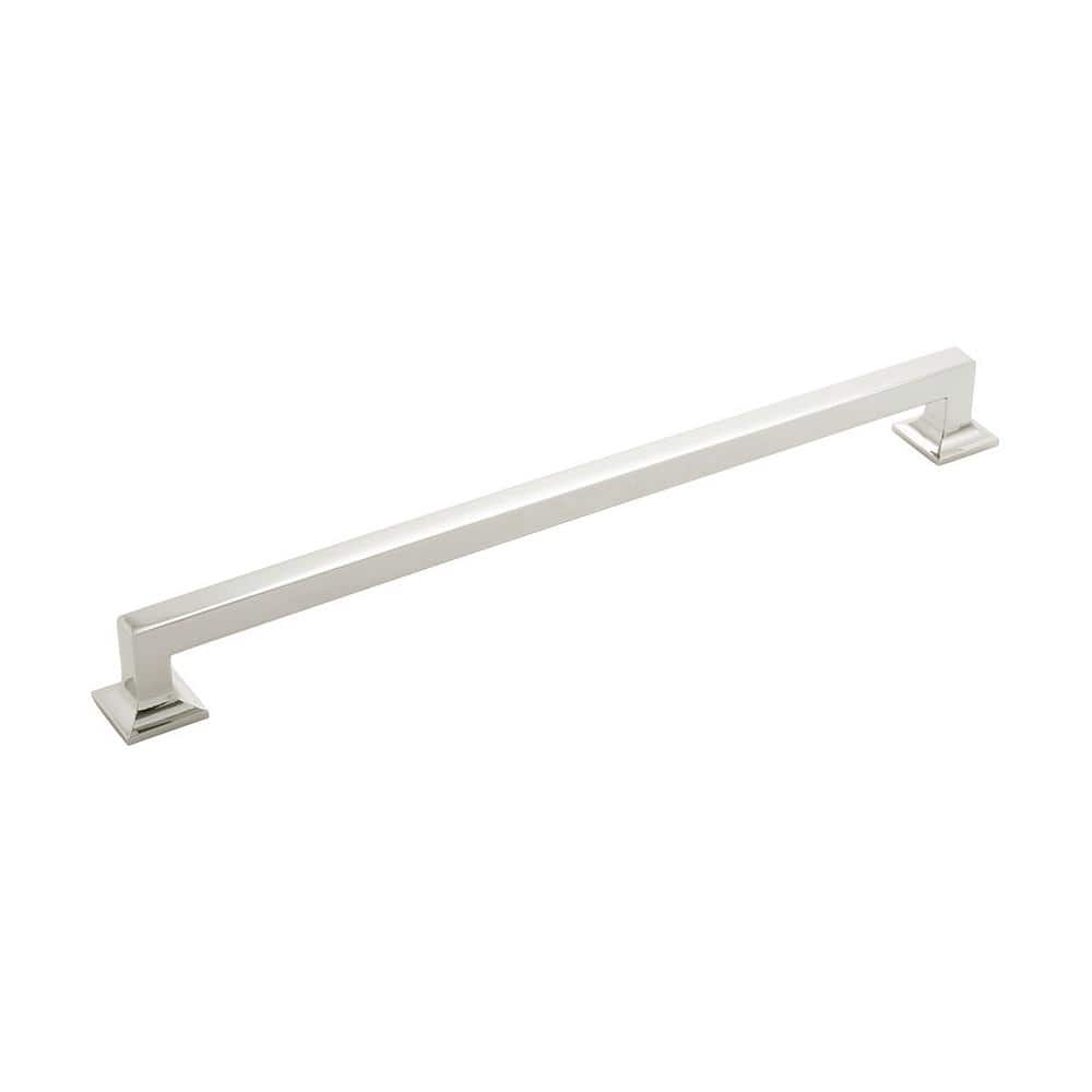 Polished Nickel 18-Inch Modern Appliance Pull with Mounting Hardware