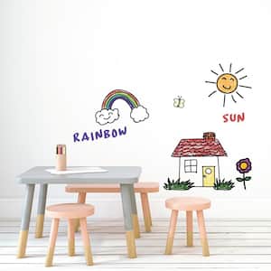 Dry Erase Peel and Stick Wallpaper (Covers 28 sq. ft.)