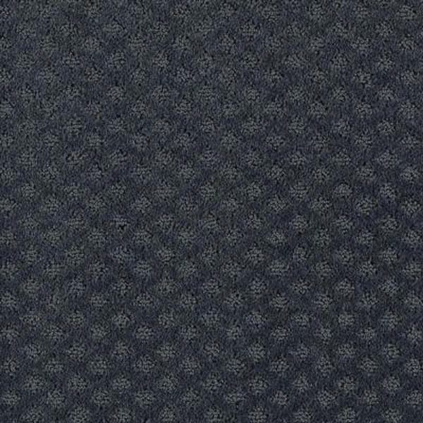 Lifeproof 8 in. x 8 in. Pattern Carpet Sample - Lilypad -Color Colonial Blue