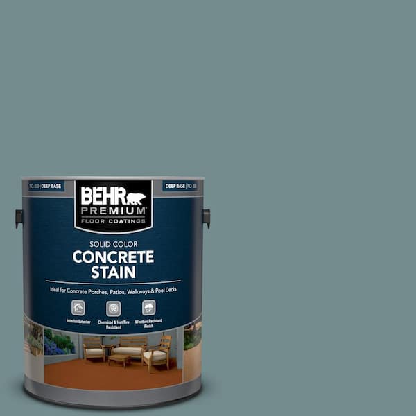 BEHR PREMIUM 1 gal. #PFC-53 Leisure Time Solid Color Flat Interior/Exterior Concrete Stain