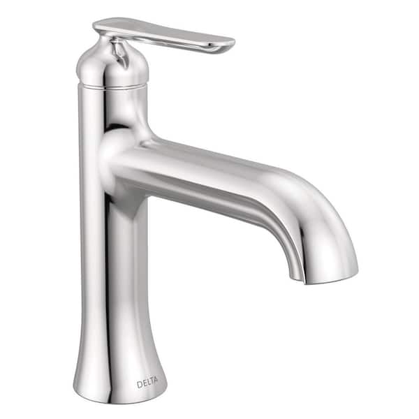 Bonacci Single Handle Single Hole Bathroom Sink Faucet in Lumicoat Chrome
