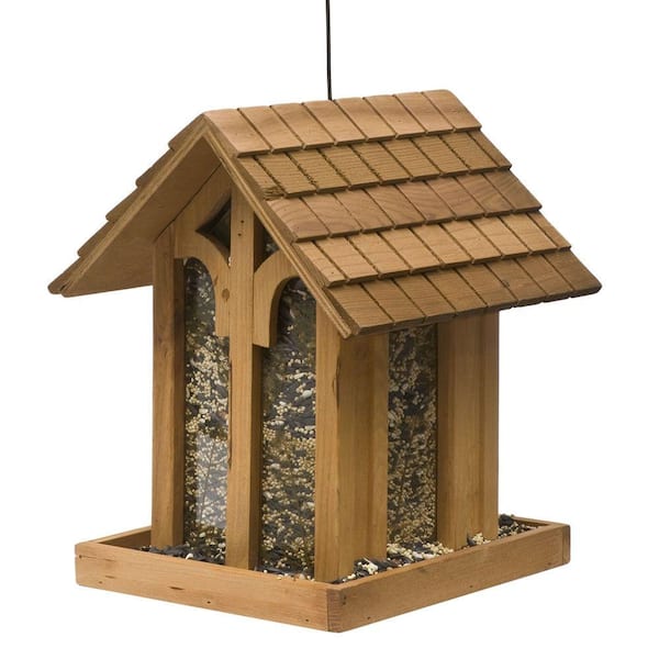 Perky-Pet Mountain Chapel Wood Bird Feeder - 3.5 lb. Capacity