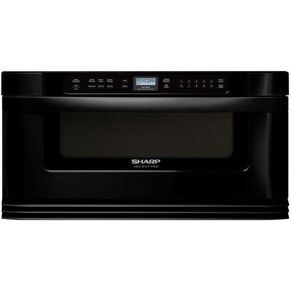 Sharp Refurbished Insight Pro 1.0 cu. ft. Microwave Drawer in Black with Sensor Cooking-DISCONTINUED
