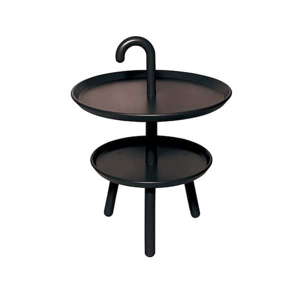 CozyBlock Black Hanny Scandinavian Minimalist End/Side Table