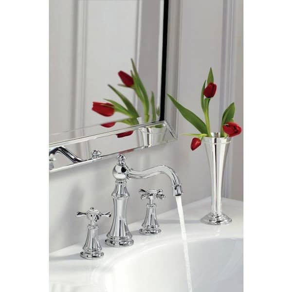 MOEN Weymouth 8 in. Widespread 2-Handle High-Arc Bathroom Faucet