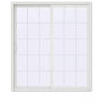 JELD-WEN 72 In. X 80 In. V-4500 White Vinyl Right-Hand 9 Lite Sliding ...