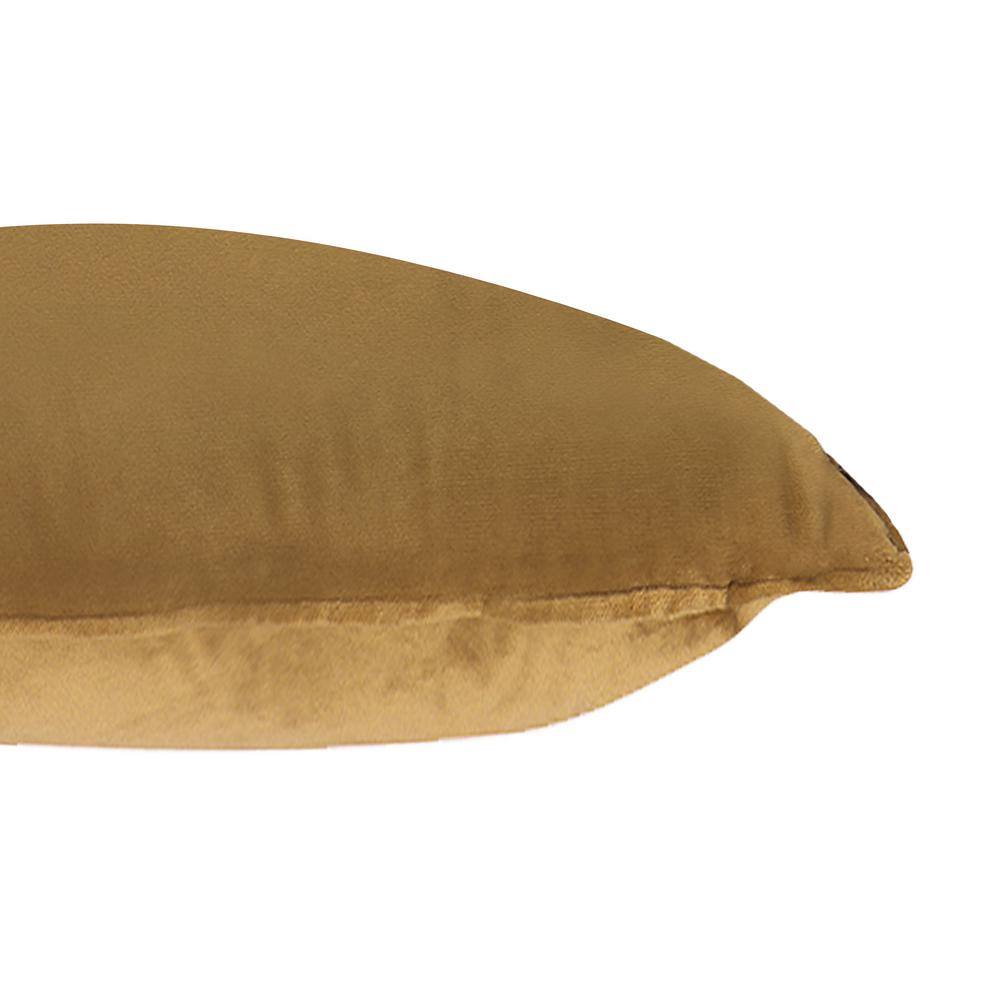 Irish Coffee Velvet 22" Square Pillow Covers Set of 2