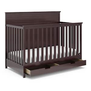 Graco Benton Driftwood 4-in-1 Convertible Crib 04530-217