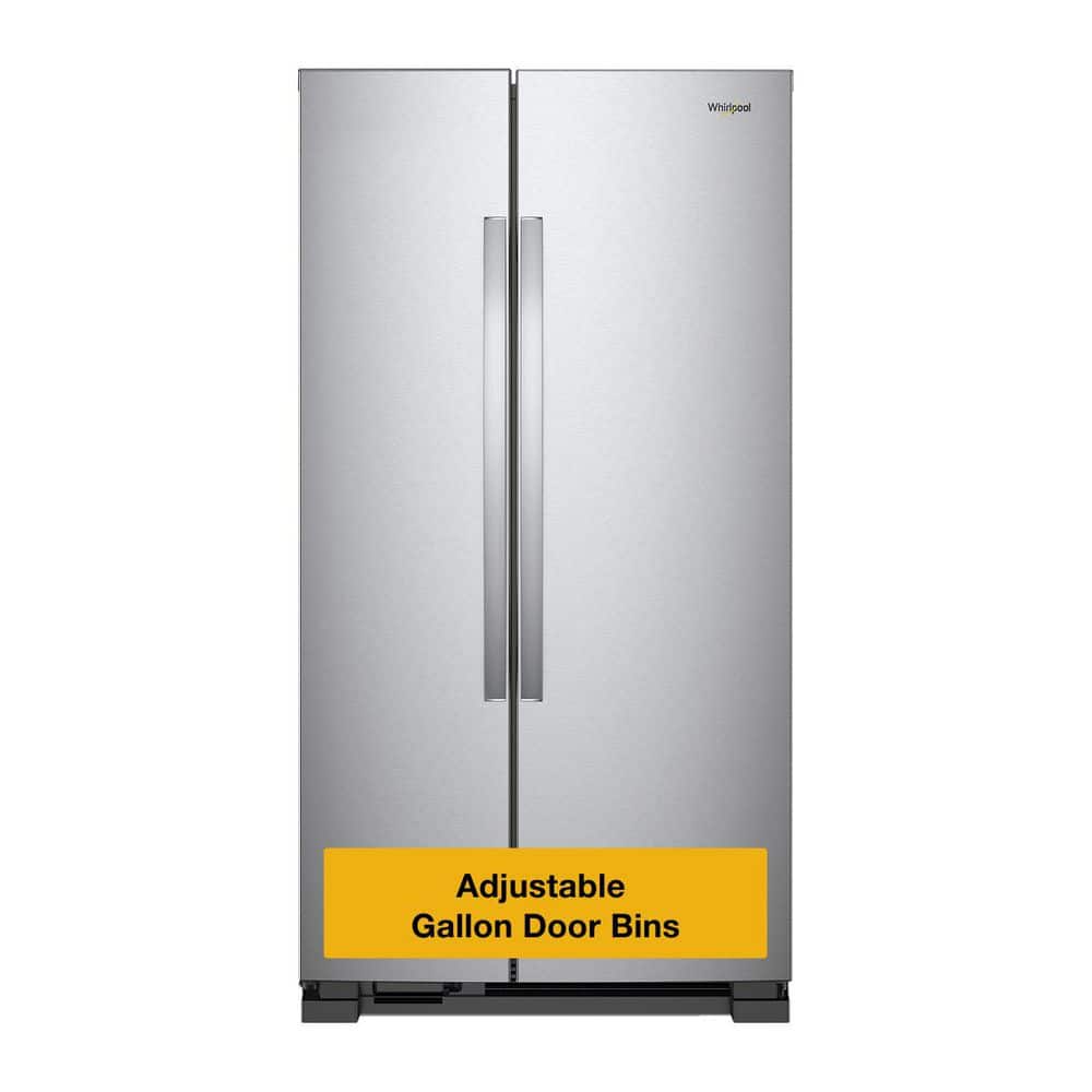 Whirlpool 25 cu. ft. Side by Side Refrigerator in Monochromatic