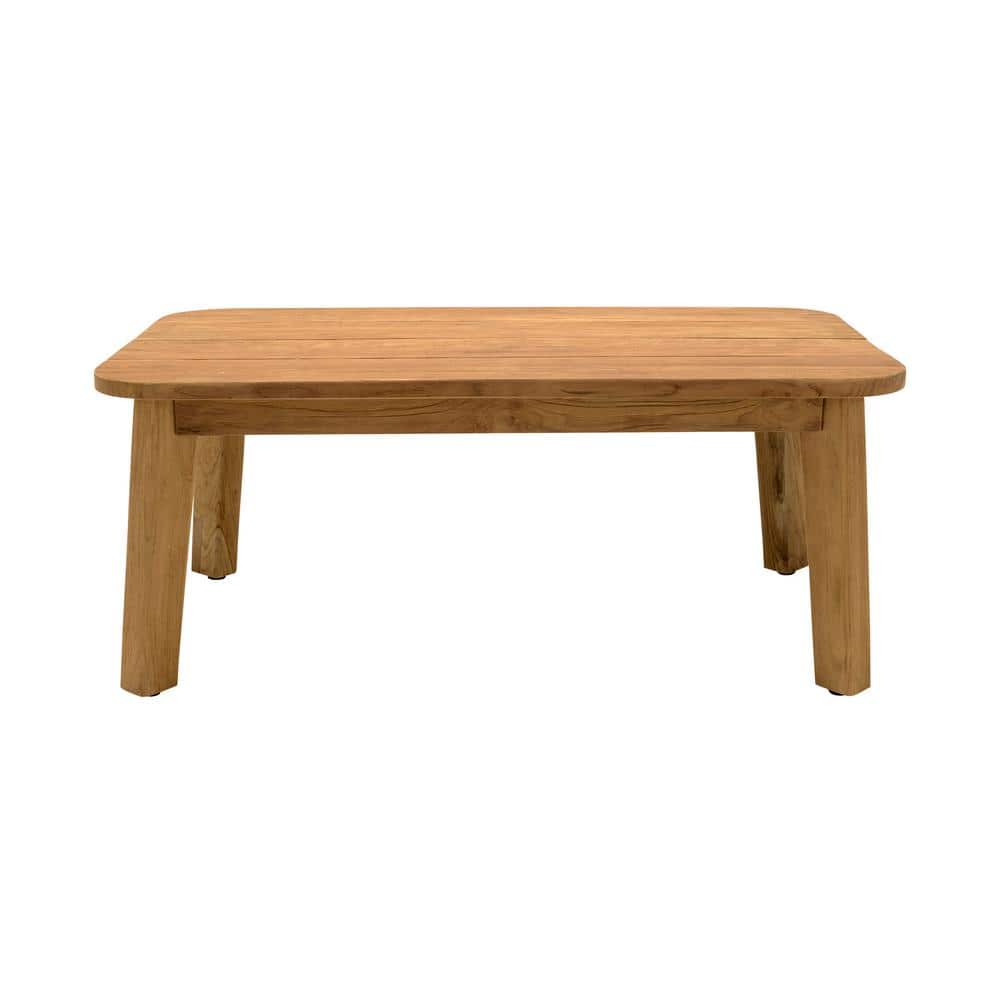 Bahamas Teak Rectangular Wood Outdoor Coffee Table