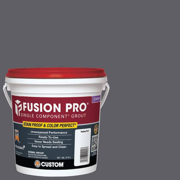 Custom Building Products Fusion Pro #370 Dove Gray 1 Gal. Single Component Grout