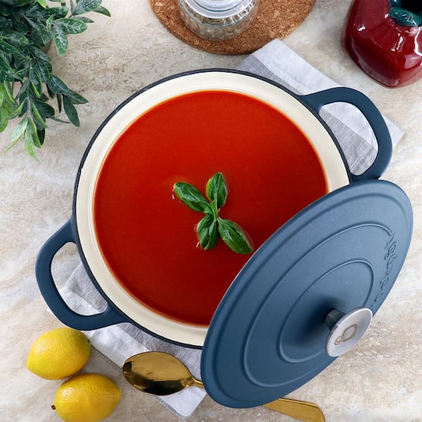 Crock-Pot Artisan Round Enameled Cast Iron Dutch Oven in