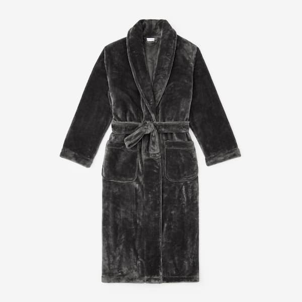 The Company Store Company Plush Family Women's Extra Large Dark Gray Robe