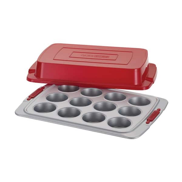 Cake Boss Deluxe 12-Cup Carbon Steel Muffin Pan