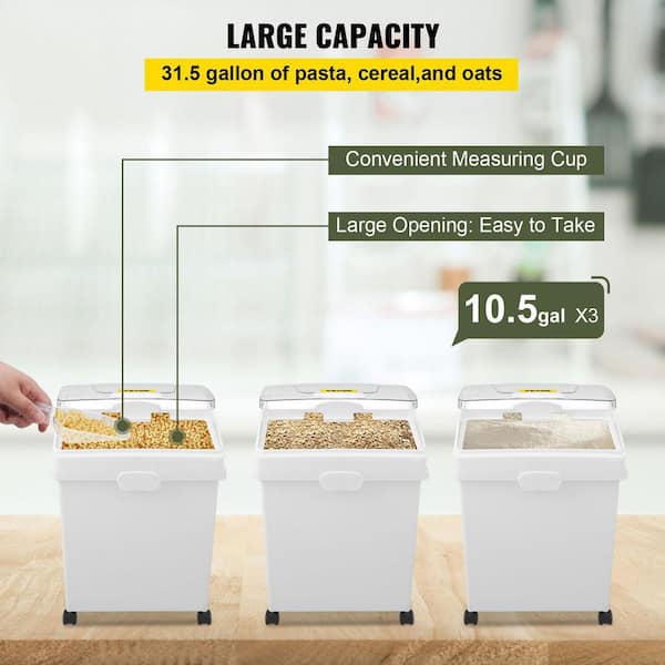 Citylife 33 Qt. Plastic Storage Bins with Lids Large Stackable Storage  Containers for Organizing Clear Durable Storage Box, 4 Packs