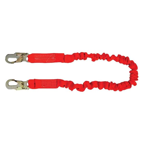Guardian Fall Protection 4.5 ft. to 6 ft. Single Leg Stretch Lanyard