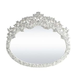 58 in. W x 69 in. H Wood White Dresser Mirror