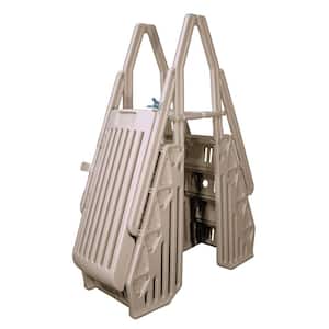 Neptune A-Frame Entry System for Above Ground Pools in Taupe