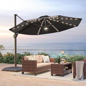 black and white stripes patio umbrella Pacific Pagoda 8.5 ft Patio Umbrella with Alternating Panels Canvas Beige/ White Sunbrella