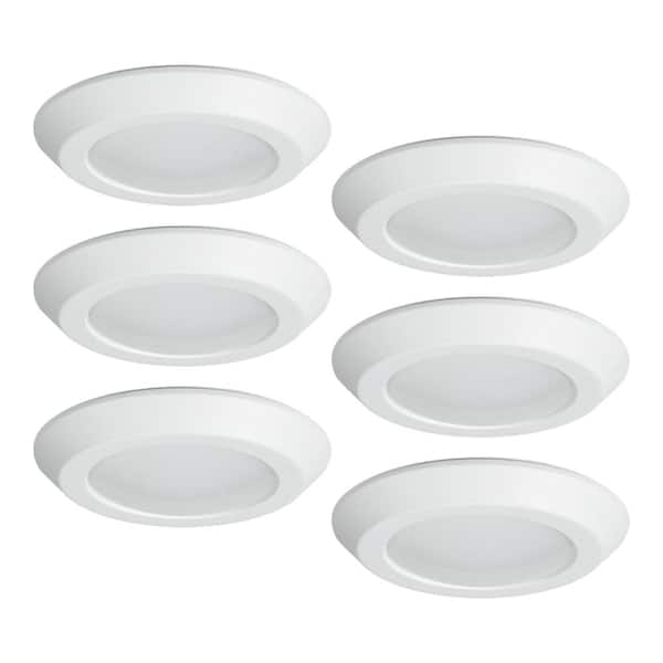 HALO 6 in. 2700K-5000K Tunable Smart Integrated LED Recessed Ceiling Mount Light Trim (6-Pack)