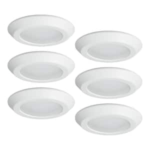 6 in. 2700K-5000K Tunable Smart Integrated LED Recessed Ceiling Mount Light Trim (6-Pack)