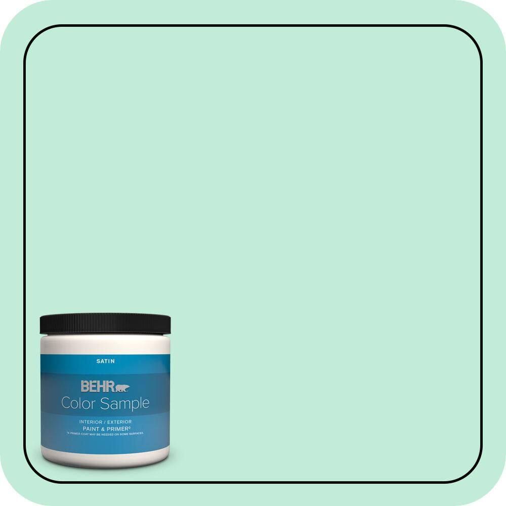 8 oz. #470A-2 Seafoam Pearl Satin Enamel Interior/Exterior Paint & Primer Color Sample price history on PriceWatchPro