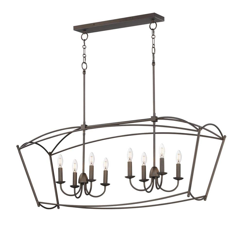 Plumette 8 Light 24 in. Wide Chestnut Bronze Pendant Light price history on PriceWatchPro