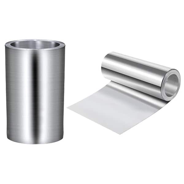 1ft x 50ft 31-Gauge Corrugated Aluminum Roof Panels, 0.3mm Thick Gauge for Sealing Gaps Roofing Preventing Stains Moss