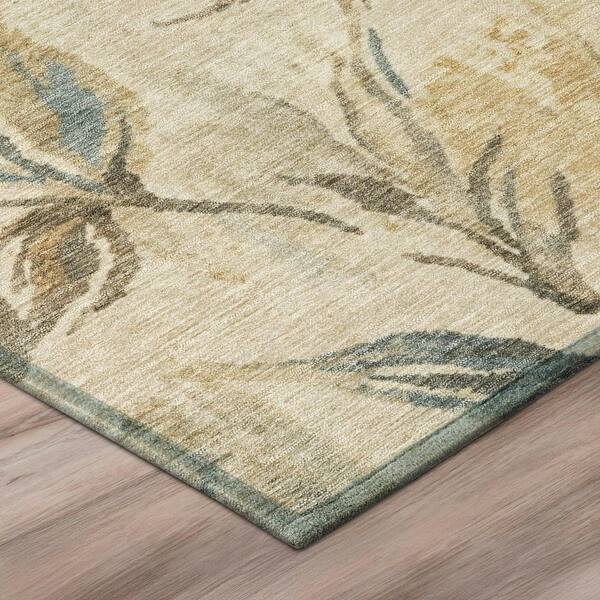 Chantille Machine Washable Indoor/Outdoor Abstract ACN2951 Ivory 3 ft. x 5 ft. Area Rug