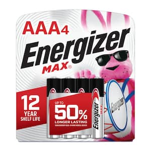 MAX AAA Batteries (4-Pack), Triple A Alkaline Batteries