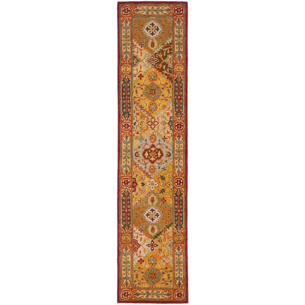Heritage Multi-Color Hand-Tufted Wool Runner Rug