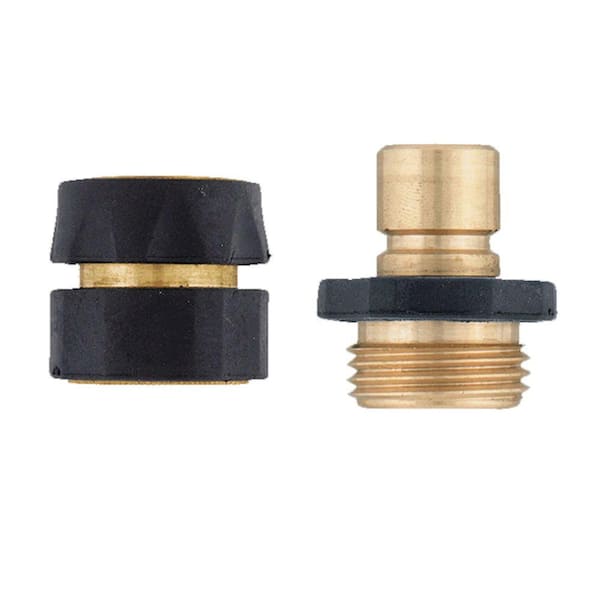 Universal Quick Connect Brass Fitting 710-0006 - The Home Depot