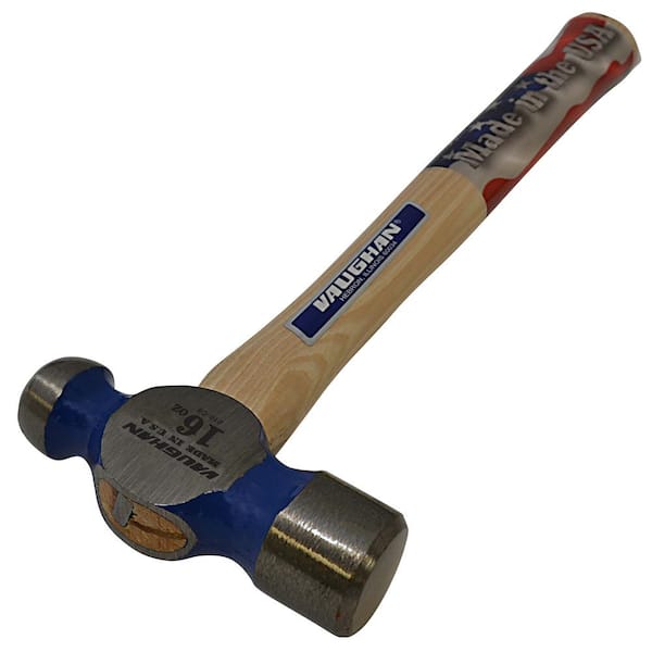 16 oz. Ball-Peen Hammer with 13.75 in. Hardwood Handle