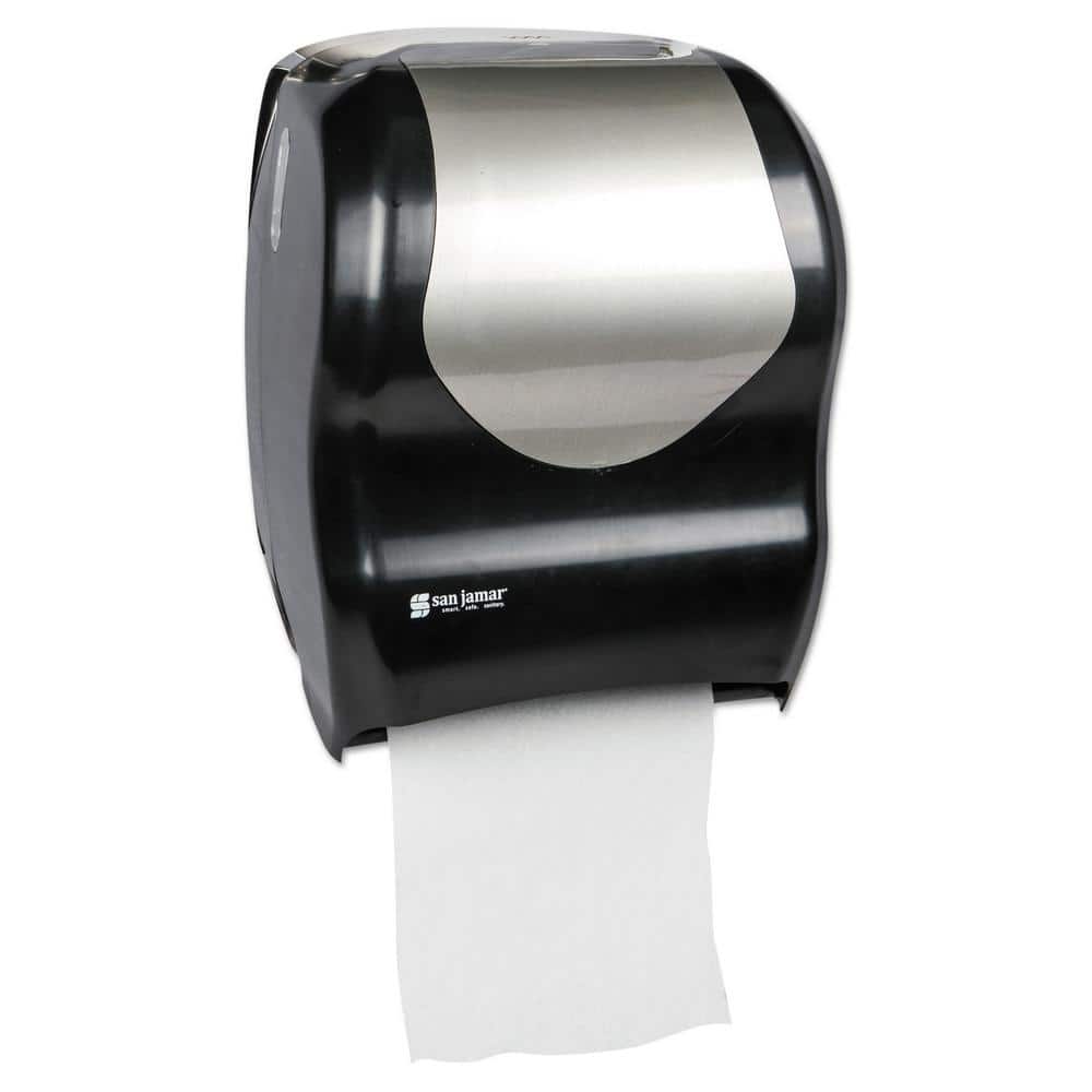 Promotie Boekhouder Gymnastiek San Jamar Black/Silver Tear-N-Dry Touchless Roll Paper Towel  Dispenser-SJMT1370BKSS - The Home Depot
