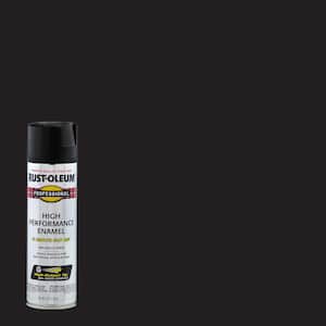 15 Ounce High Performance Enamel Flat Black Spray Paint (6-Pack)
