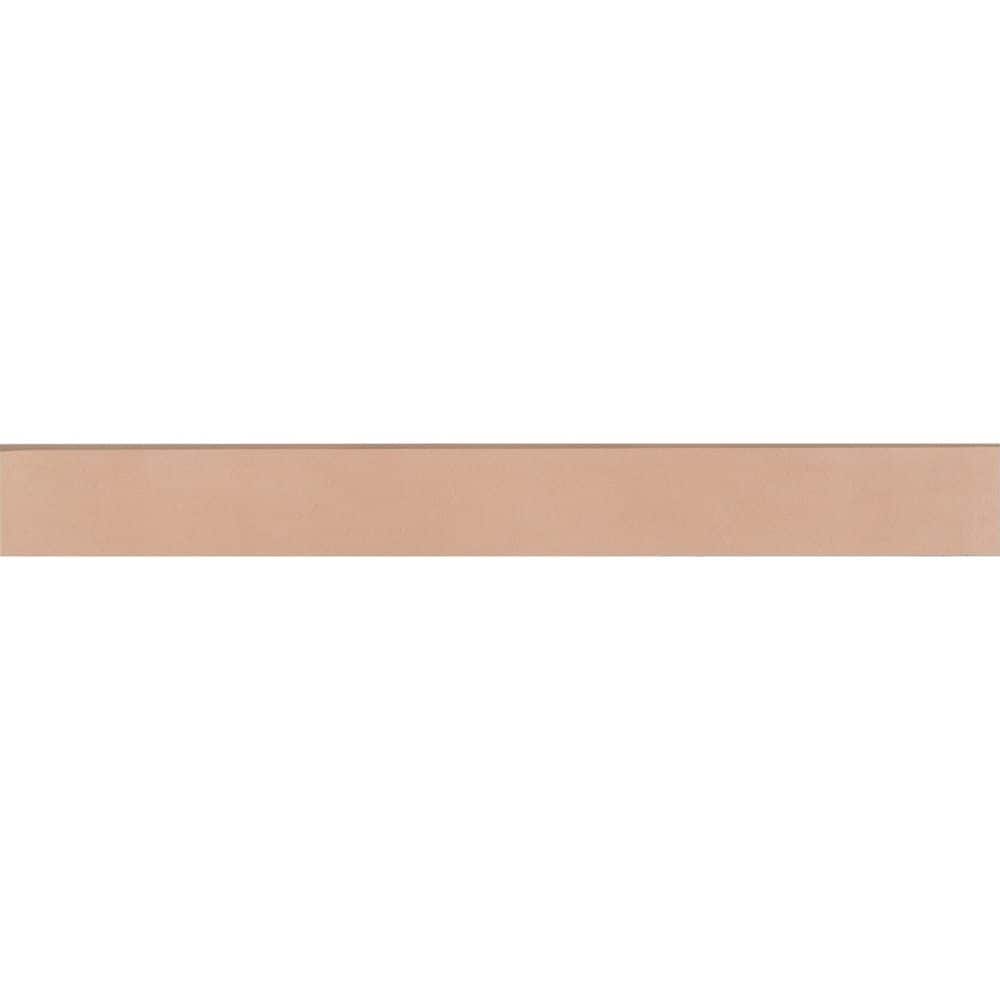 Sahara 3 in. x 24 in. Bullnose Porcelain Tile in Matte Rose (5.4 sq. ft./Case) price history on PriceWatchPro