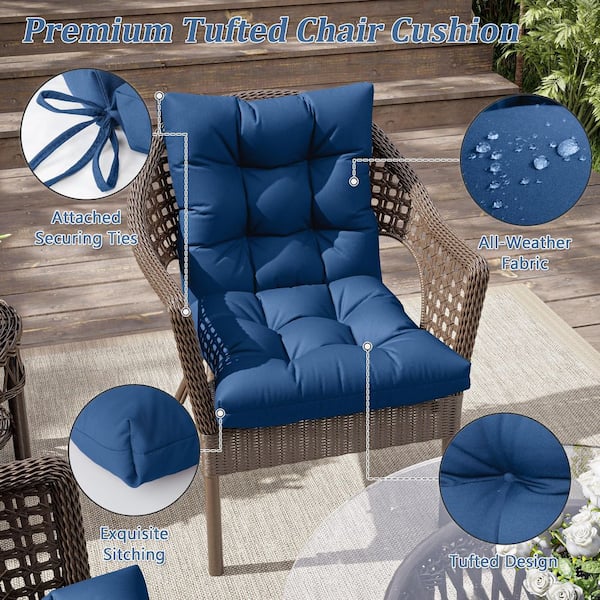 Kimunuk x x Outdoor Chair Cushion Tufted