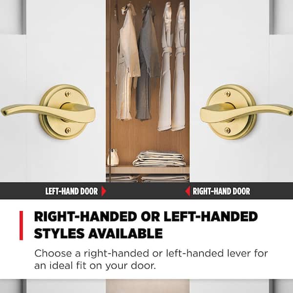 doorzo公式アカウント専用 MakeUp 1/43 ウィリアムス FW09 Kwikset Sedona Satin Brass Half-Dummy Door Handle with Microban