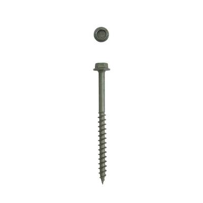 Prime-Line 9056524 Hex Lag Screws A307 Grade A Zinc Plated Steel 3/8 in X 5-1/2 in. 50-Pack 