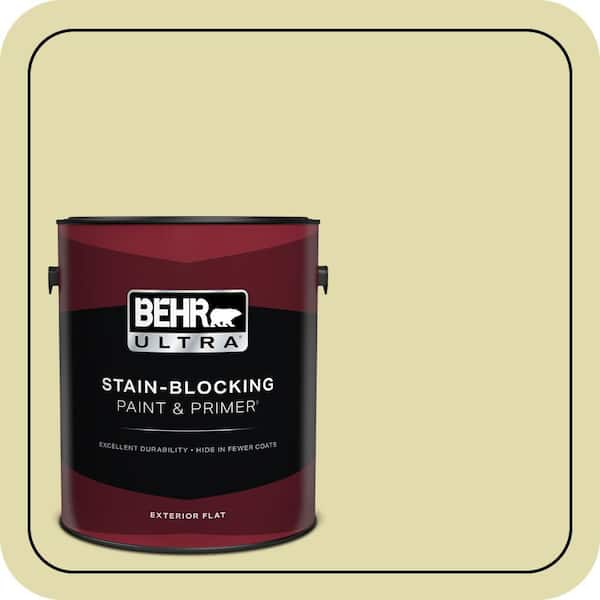 BEHR ULTRA 1 gal. #400C-3 Dried Palm Flat Exterior Paint & Primer