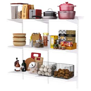 Close Mesh 16 in. D x 72 in. W Ventilated Pantry Shelf