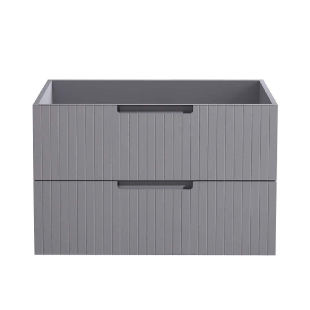29 in. Wall Mounted Floating Bath Vanity Cabinet Without Top with Storage D